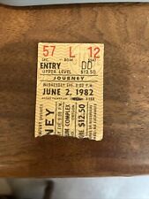 1982 journey ticket for sale  Portland