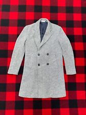 ZARA XS/S 34 36 Jodełka | Tweed | Wełniany płaszcz z długimi piersiami Mackinaw na sprzedaż  Wysyłka do Poland