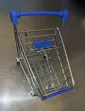 Mini carrinho de mão supermercado carrinho utilitário de compras modo brinquedo de armazenamento azul novo comprar usado  Enviando para Brazil