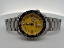 Seiko relógio automático mergulhador 200m mostrador amarelo abelha 40mm 7526-0029 comprar usado  Enviando para Brazil
