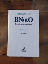 Schippel görk bundesnotarordn gebraucht kaufen  Kuhardt