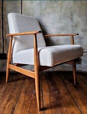 Używany, Fotel Lisek 300-190 PRL Design Vintage polish armchair mid century modern na sprzedaż  PL