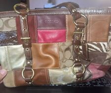Coach holiday patchwork for sale  San Benito