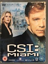 Used, CSI Miami Season 5 - Part 2 DVD (2008) Ep 13-24 Boxed Set DVD dustcover damaged for sale  Shipping to South Africa