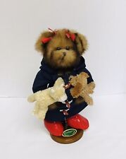 The Bearington Collection Raining Cats & Dogs 13" Teddy Bear W/ Stand, used for sale  Shipping to South Africa