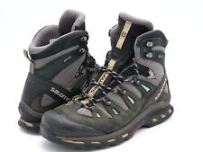 Salomon Quest 4D 2 GTX Mens 10 Combat Hiking Boots Black Leather Lace Up, used for sale  Minden