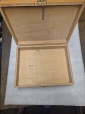 Wooden box hinged for sale  Shipping to Ireland