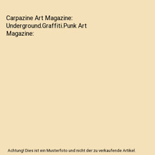 Carpazine art magazine gebraucht kaufen  Trebbin