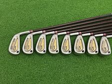 GOLF GEAR TG-TOUR Forged Ti-Face Iron Set 3-PW Right Handed Graphite Stiff Flex for sale  Shipping to South Africa