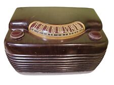 Rádio tubo hipopótamo vintage marrom baquelite Philco modelo Art Deco 46-420 - Funcionando, usado comprar usado  Enviando para Brazil