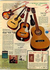 1972 ADVERT Giannini Guitarras Folk Artesanais Corpo Oca Uke Elétrico Ukulele, usado comprar usado  Enviando para Brazil