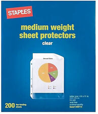 Staples clear sheet for sale  Madison