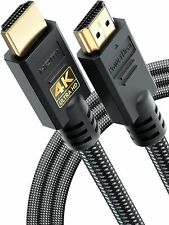 Cable PowerBear 4K HDMI de 10 pies, nailon trenzado y conectores dorados, usado segunda mano  Embacar hacia Argentina