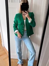 Zara blazer grün gebraucht kaufen  Frankfurt