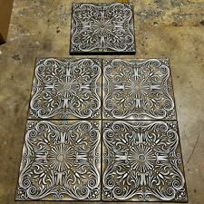 Home Decor Ceiling Tiles 20x20 R39 Silver Brass Bronze LOT/9 AS IS (23.76 s/f) for sale  Shipping to South Africa