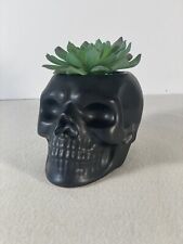 Black skull planter for sale  Atlanta