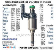 Fuel Injector  0261500354 04E906036Q for Audi Skoda VW 1.2 1.4 TSI TFSI GTE TGI, used for sale  Shipping to South Africa