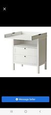 IKEA Sundvik Baby Changing Table / Chest Of Drawers White, used for sale  LONDON