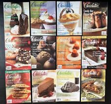 Lote de 12 números de colección 2003 - 2005 revistas de chocolate postres recetas para hornear segunda mano  Embacar hacia Argentina