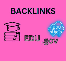 Crie 20+ Backlinks de Alta Qualidade de Sites .EDU e .GOV Authority baseados nos EUA comprar usado  Enviando para Brazil