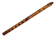 Flauta de bambu natural feita à mão sopro musical indiano Bansuri 15 polegadas B906 comprar usado  Enviando para Brazil