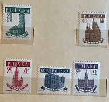 Poland 1958. Fi 901- 905 ** Zabytkowe Ratusze. na sprzedaż  PL