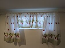 Kitchen curtains strawberry for sale  Caldwell