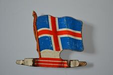 Islande drapeau tole d'occasion  Marseille IV