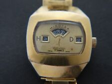 Used, RARE SICURA  24 HOURS  BIG TV  DIAL  JUMP HOUR  MEN WATCH.  SERVICED. 70s for sale  Shipping to South Africa