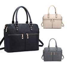 Ladies Designer Handbags Women Faux Leather Tote Zipper Shoulder Bags, used for sale  ST. ALBANS