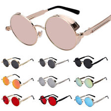 Óculos de sol retrô steampunk estilo John Lennon vintage redondo metal círculo óculos comprar usado  Enviando para Brazil