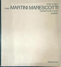 Tomba martini marescotti usato  Italia
