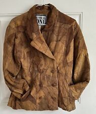 patchwork design leather coat for sale  Oak View