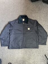Used, CARHARTT Detroit Jacket Medium Men’s Reworked Vintage Canvas Bomber Black for sale  Shipping to South Africa
