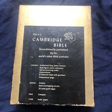 Cambridge compact bible for sale  Sand Springs