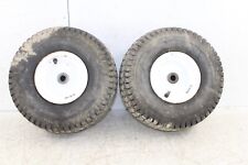 Craftsman Professional Lawn Mower Rear Wheels Rims Set Pro Series 42" Cut, used for sale  Shipping to South Africa