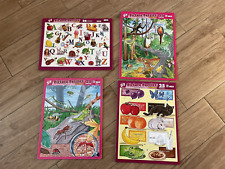 Used, 2004 Patch USA Puzzle Patch Frame Tray 4 PICTURE PUZZLES Age 3-7 Variety Lot (A) for sale  Shipping to South Africa