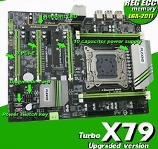 PLEXHD X79 Turbo motherboard  LGA2011 ATX USB3.0 SATA3 PCI-E NVME M.2 SSD New for sale  Shipping to Canada