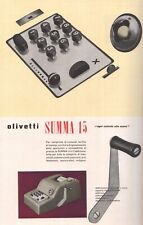 Pubb.1952 olivetti summa usato  Biella