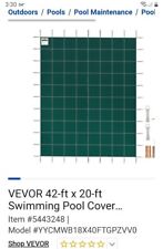 Capa de segurança para piscina de inverno retangular VEVOR 20 x 42 pés comprar usado  Enviando para Brazil