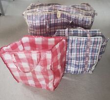 Tartan laundry bags for sale  BOURNEMOUTH
