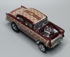 Hot Wheels Custom '55 Chevy Bel Air Gasser Styl Gucci. Luźne. metal / metal na sprzedaż  Wysyłka do Poland