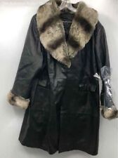 ladies black leather coat for sale  Detroit