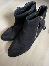 Womens black boots for sale  NANTWICH
