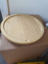 Lazy Susan  Wooden Turntable Dining Table Rotating Tray Round 32 cm for sale  Shipping to South Africa