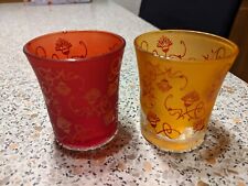 Teelichter teelichthalter rot gebraucht kaufen  Goldkronach