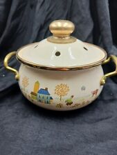 Vtg enamelware pot for sale  Rice Lake