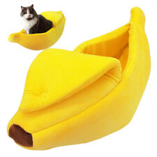 Cama em forma de banana para cachorro e gato fofa quente macia cama de pelúcia ninho canil comprar usado  Enviando para Brazil