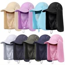 Unisex Sun UV Protection Cap Hat Neck Face Cover Mask Fishing Camping Hiking for sale  Shipping to South Africa