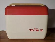 Gott Tote 12 Cooler Model 1811/12 Red & White USA Clean Camping With Freezer Pak for sale  Shipping to South Africa